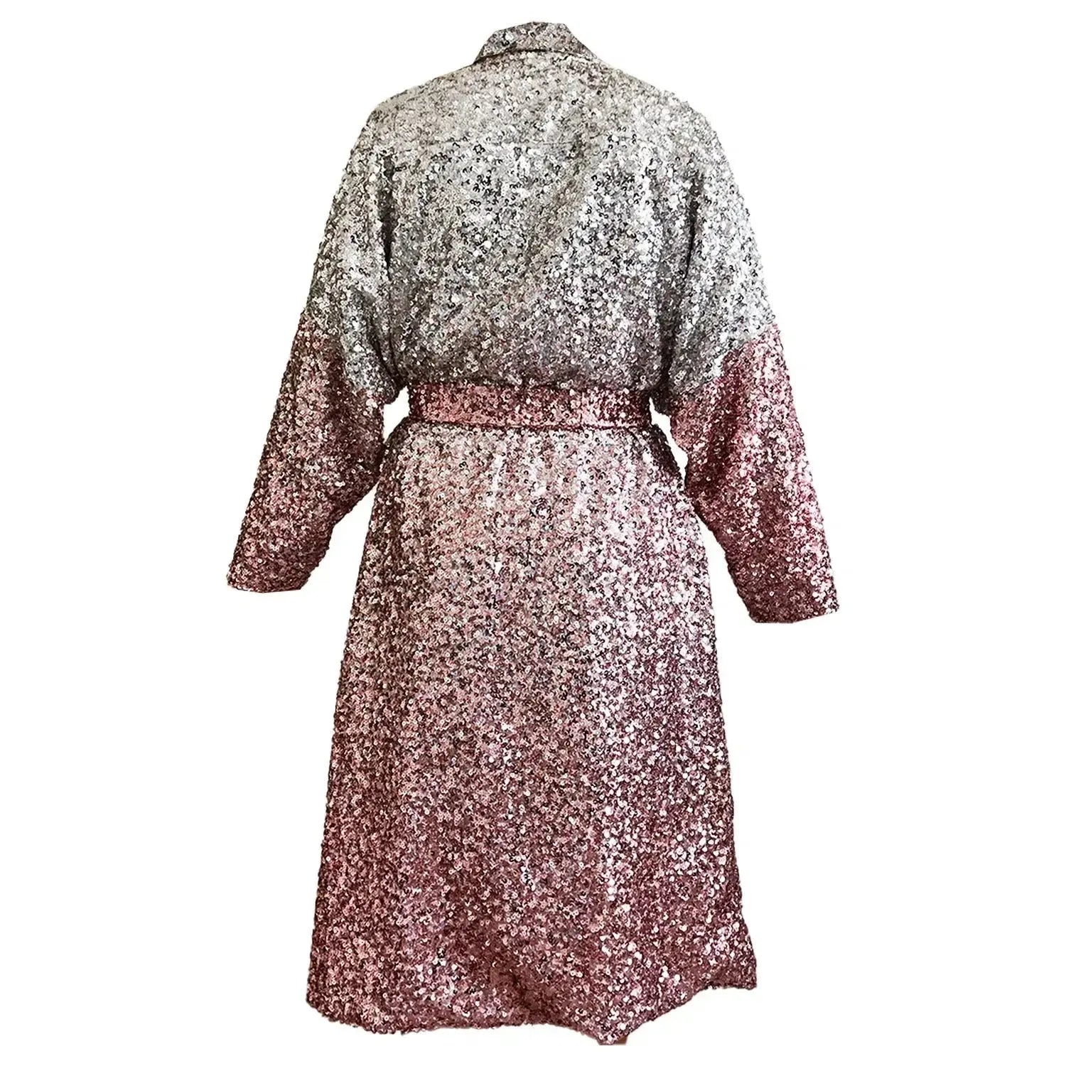 Sequin Coat - Pink