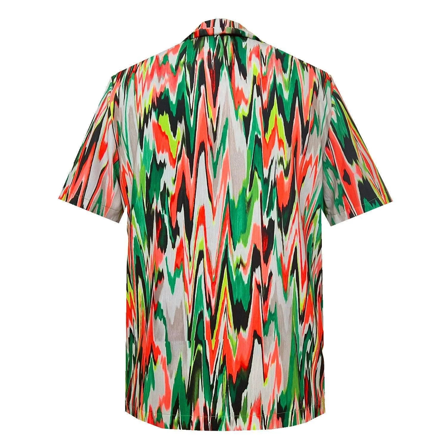 Shirt - Zigzag Green Orange