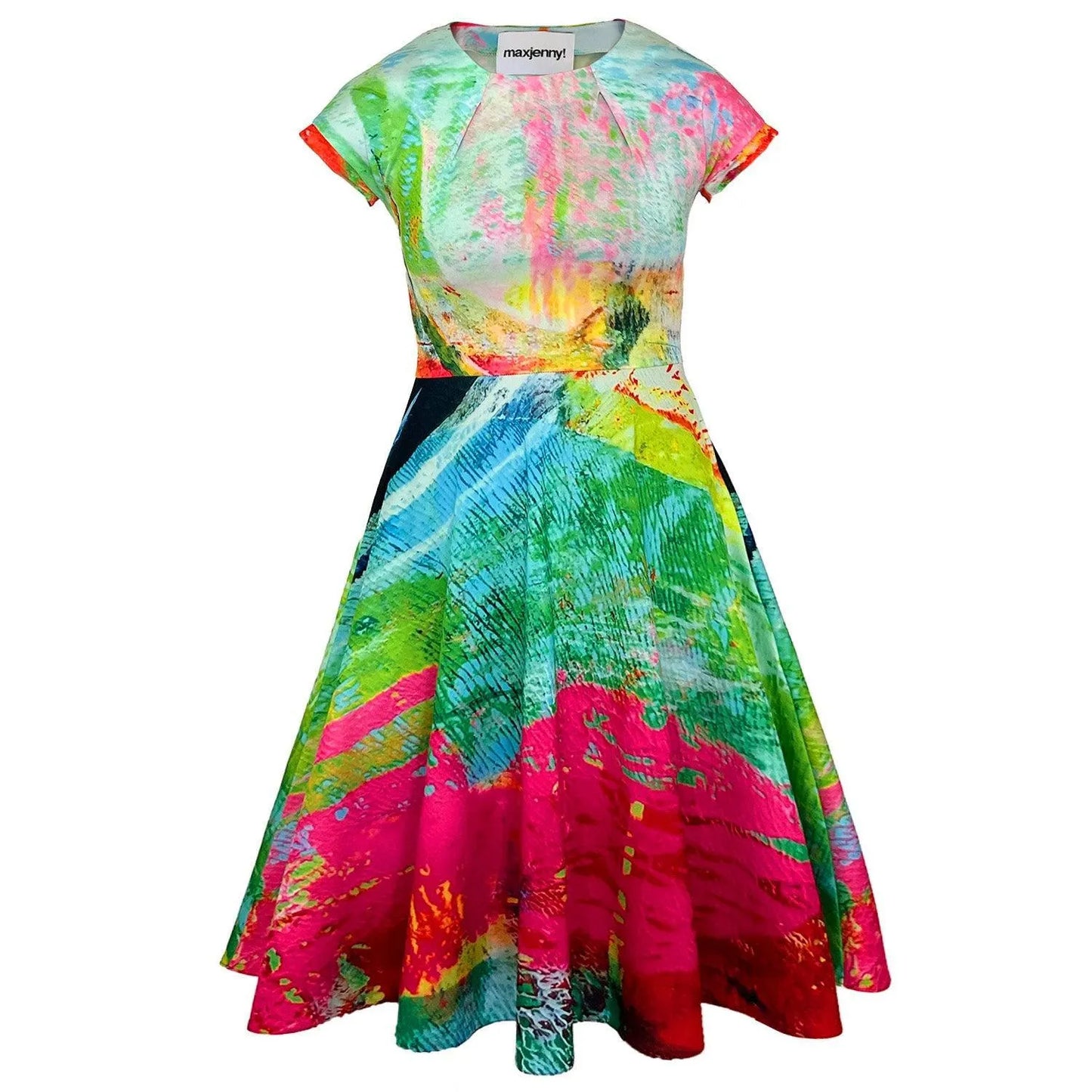 Sporty Dress - Mother Pink Red Green