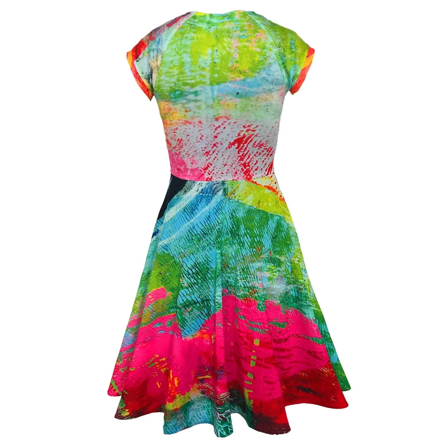 Sporty Dress - Mother Pink Red Green