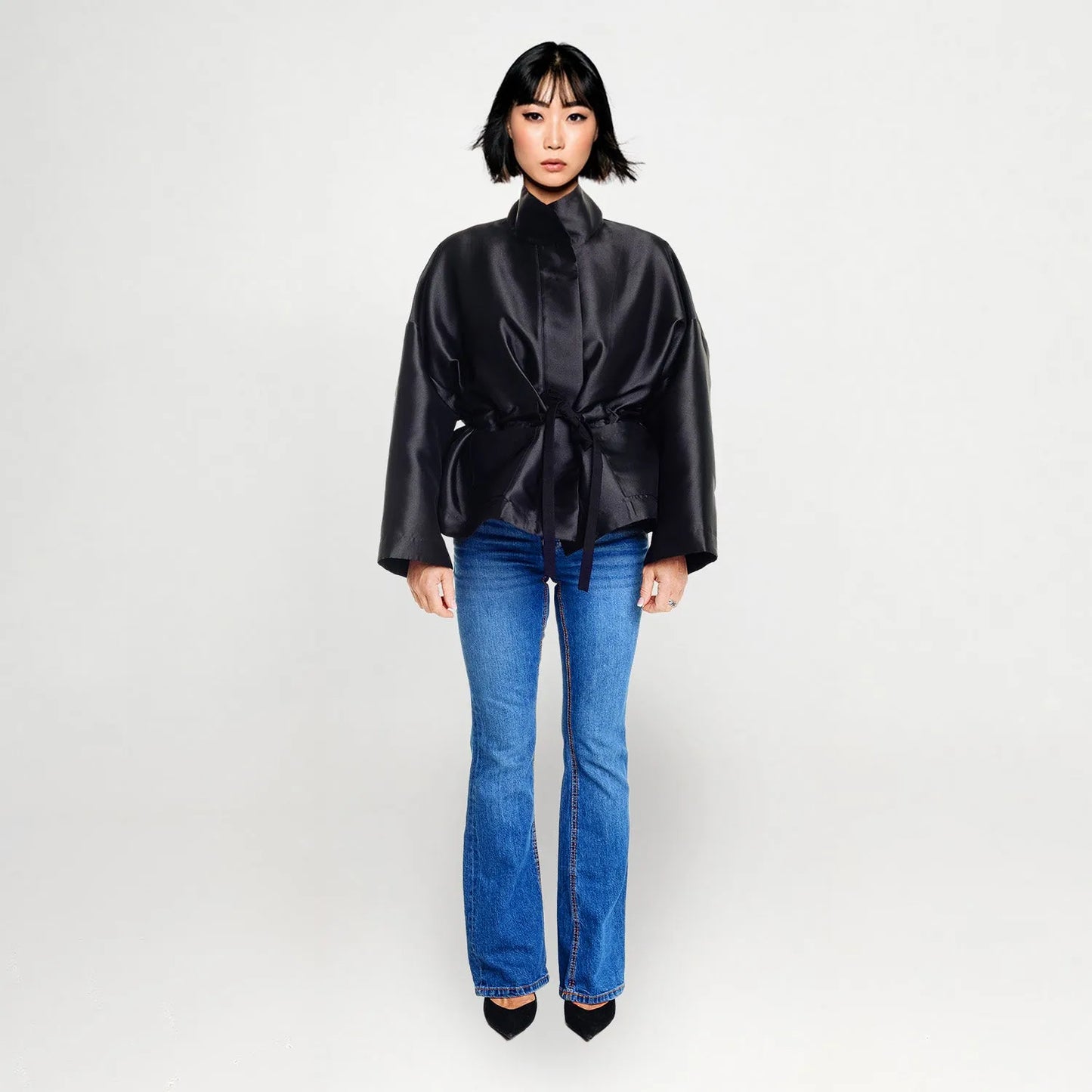 Square Boxy Jacket - Black