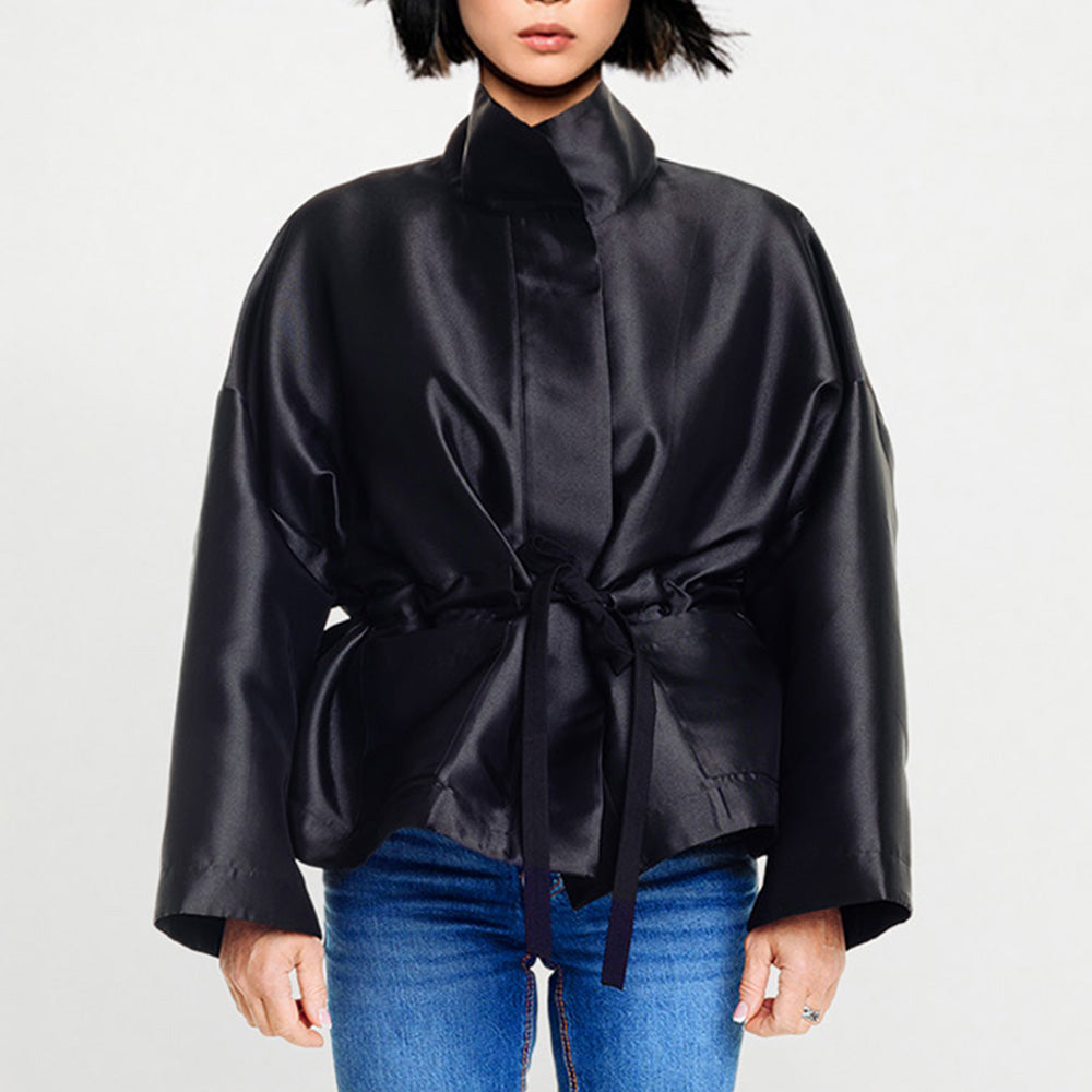 Square Boxy Jacket - Black