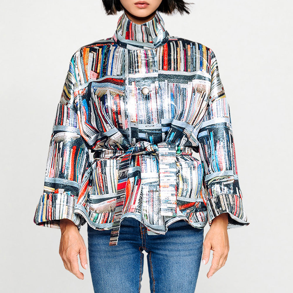 Square Boxy Jacket - Bookshelf of Art