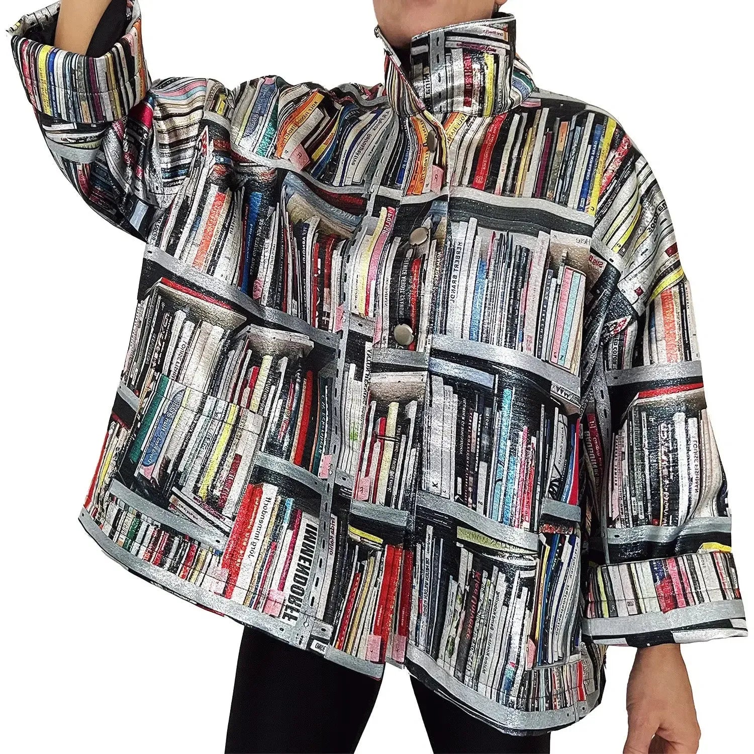 Square Boxy Jacket - Bookshelf of Art