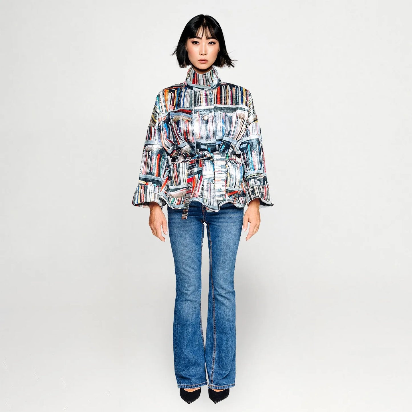 Square Boxy Jacket - Bookshelf of Art