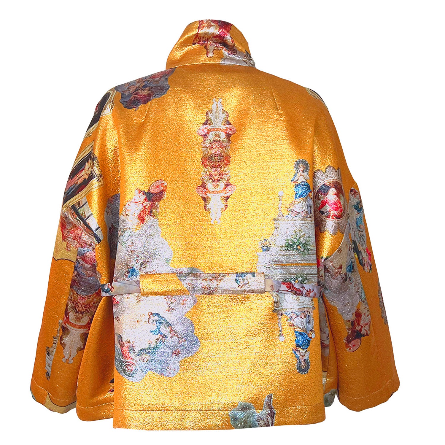 Square Boxy Jacket - Sicily Cognac