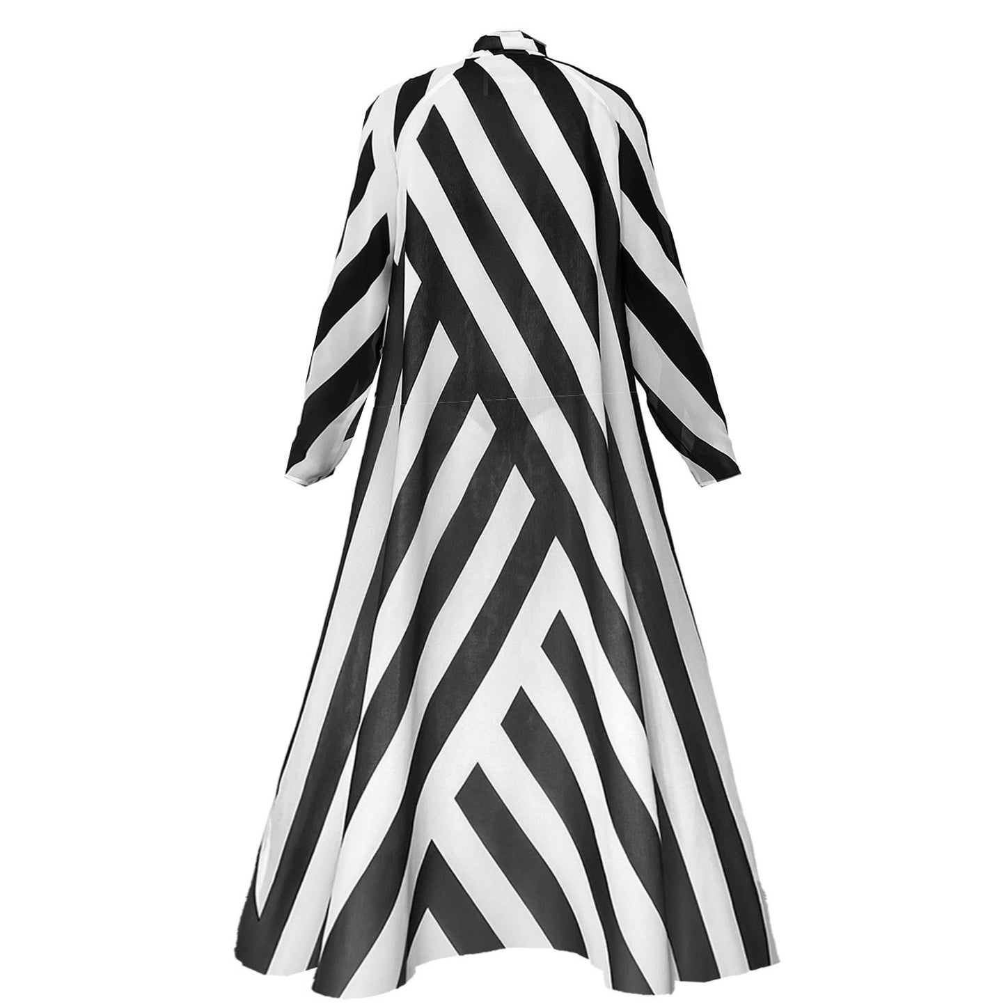 A-Linien-Kleid - Schwarz-Weiß gemustert | maxjenny!