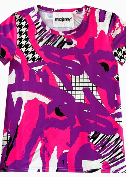 T-shirt - Arty Pink Purple