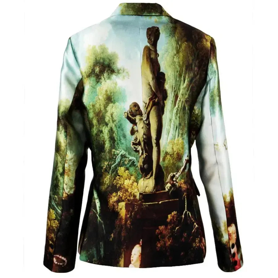 Tailored Blazer - Garden Royal