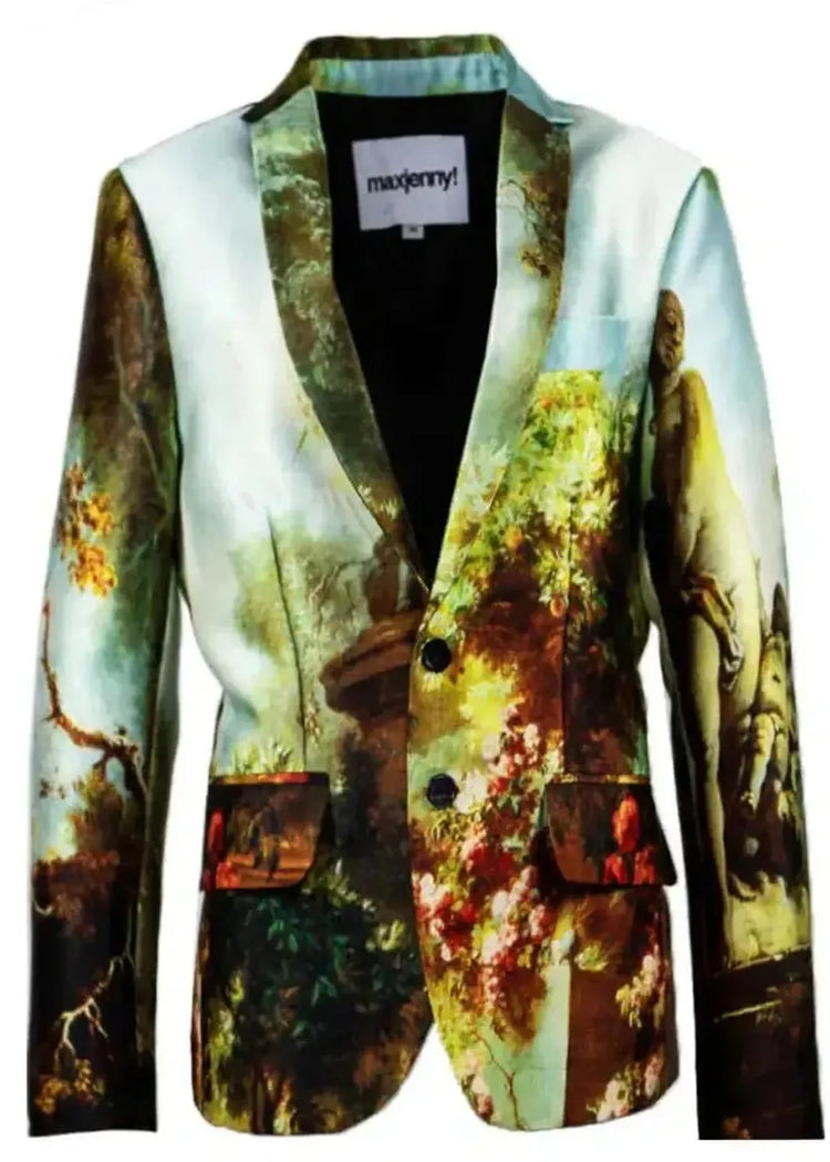 Tailored Blazer - Garden Royal