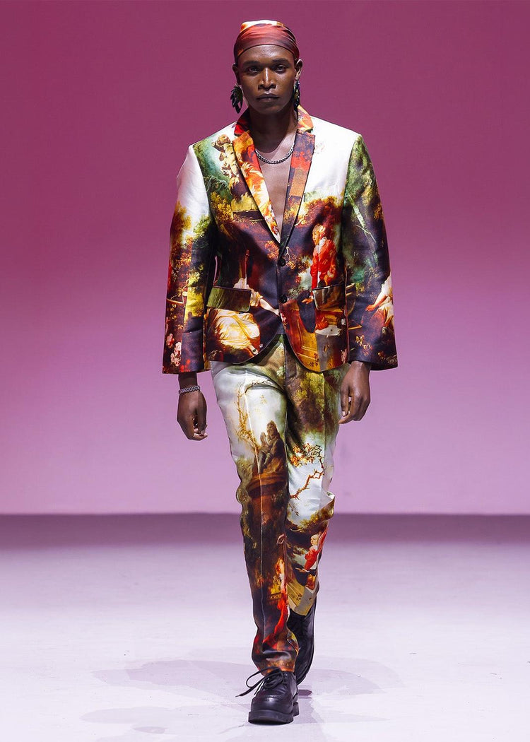 Tailored Blazer - Garden Royal
