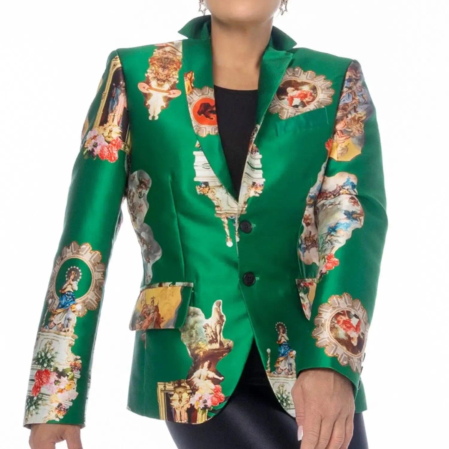 Tailored Blazer - Sicily Green