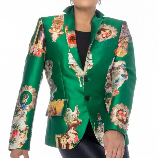 Tailored Blazer - Sicily Green