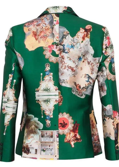 Tailored Blazer - Sicily Green