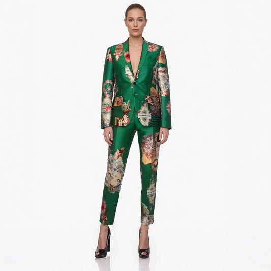 Tailored Blazer - Sicily Green