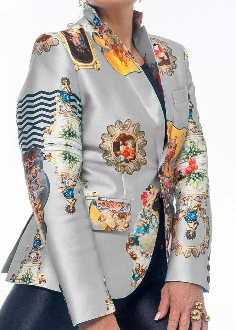 Tailored Blazer - Sicily Grey