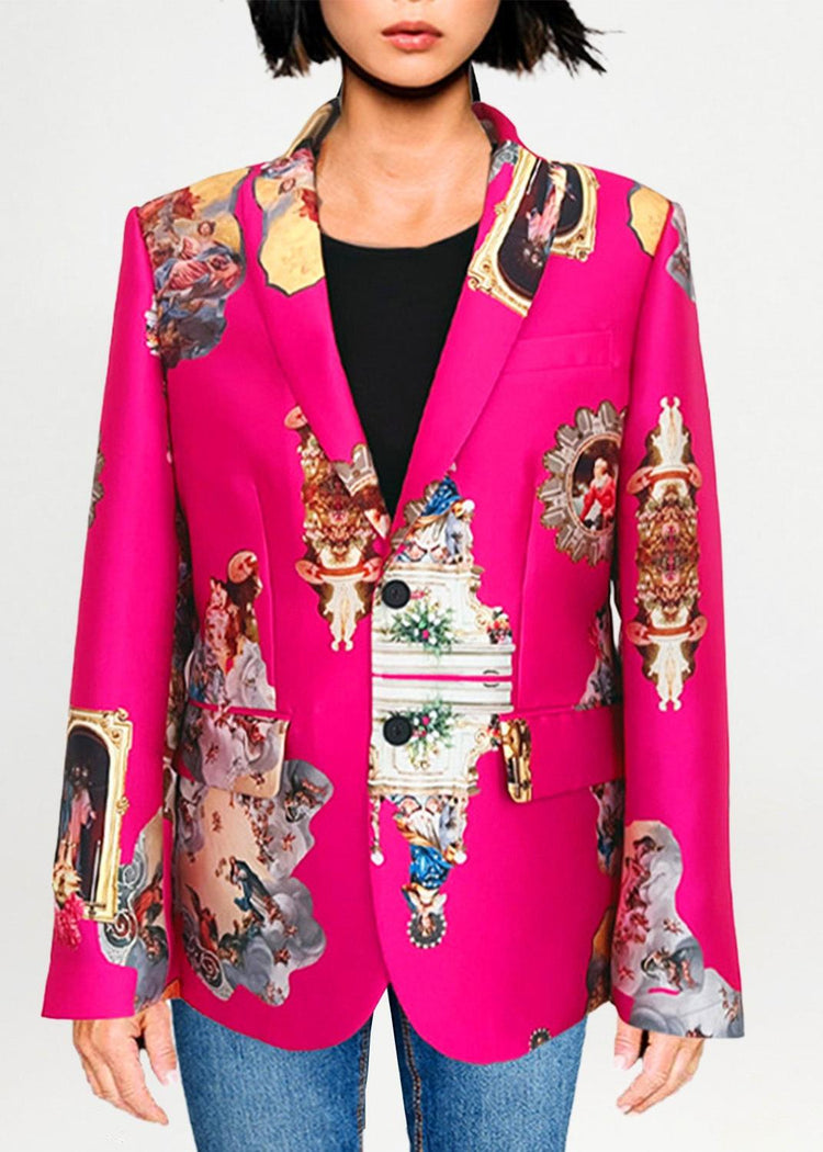 Tailored Blazer - Sicily Hot Pink
