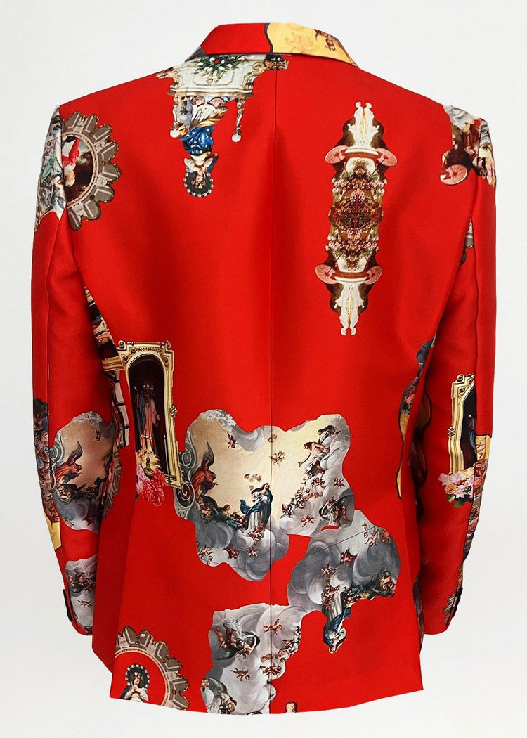 Tailored Blazer - Sicily Red