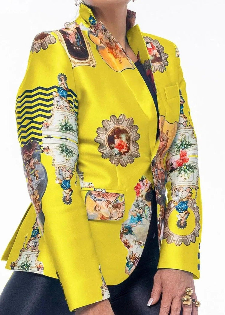 Tailored Blazer - Sicily Yellow