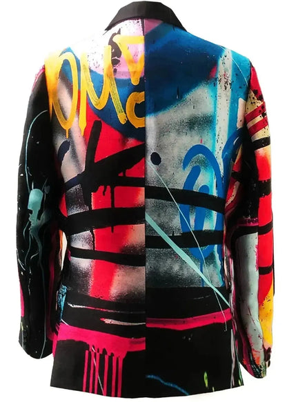 Tailored Blazer - Street Art