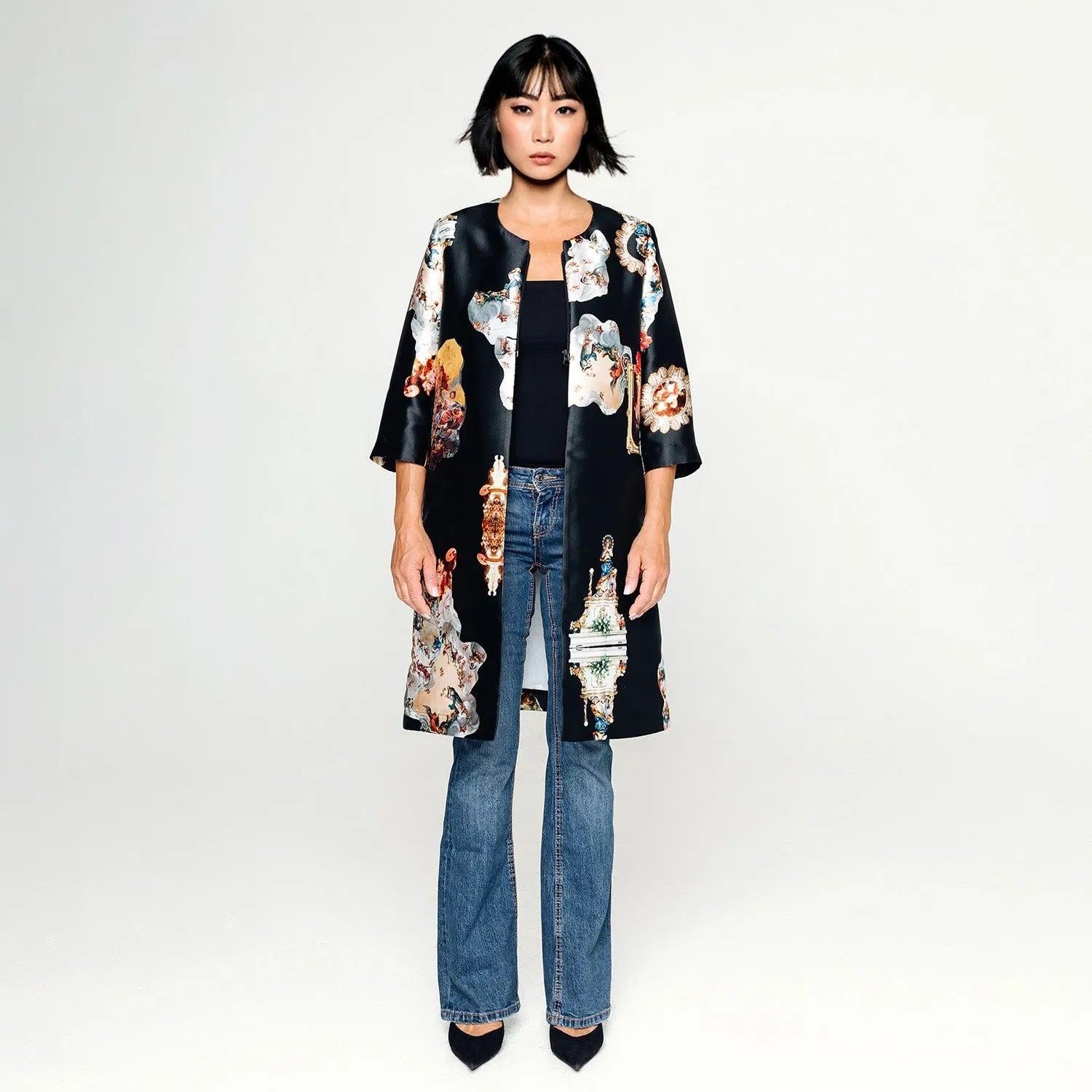 Tailored Coat - Sicily Black