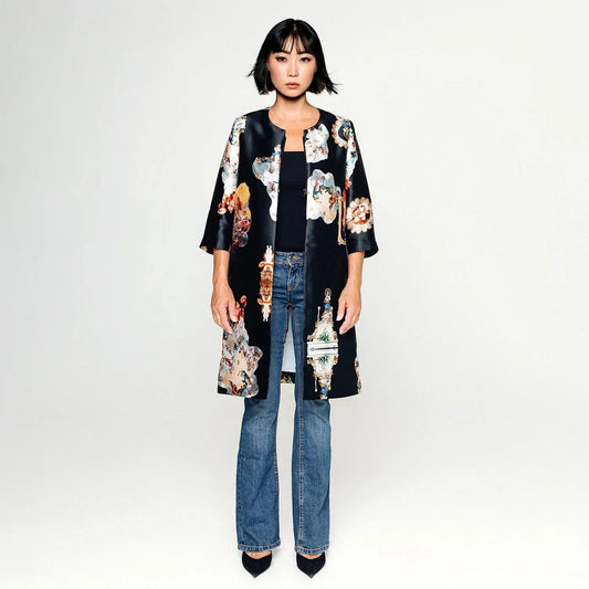 Tailored Coat - Sicily Black