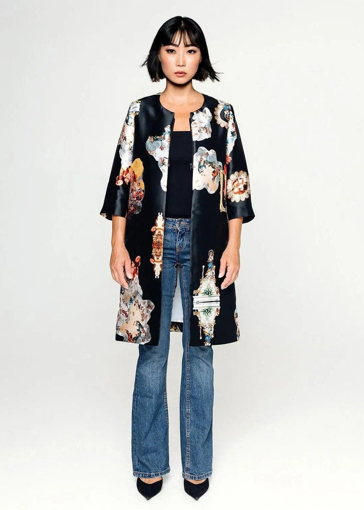 Tailored Coat - Sicily Black