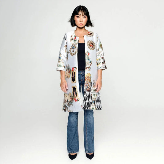 Tailored Coat - Sicily Dirty White