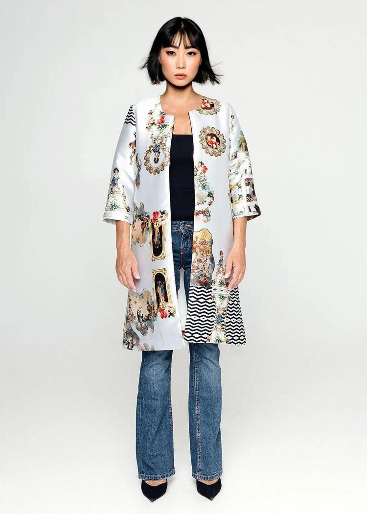 Tailored Coat - Sicily Dirty White