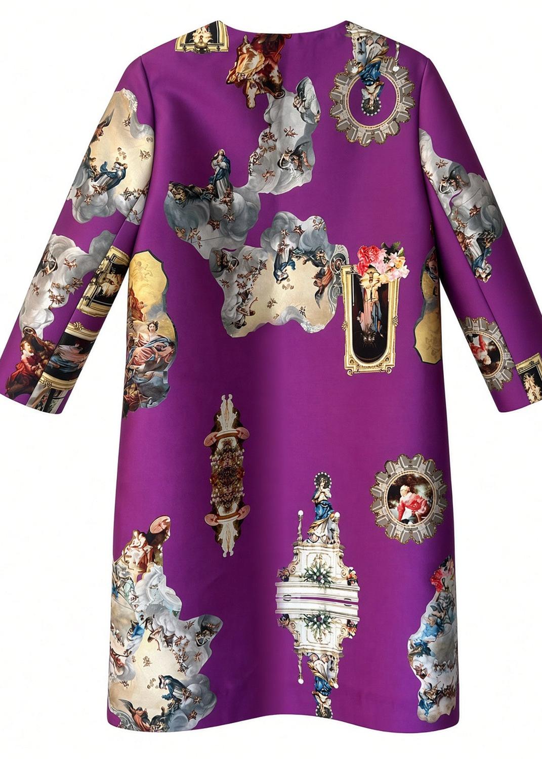 Tailored Coat - Sicily Purple