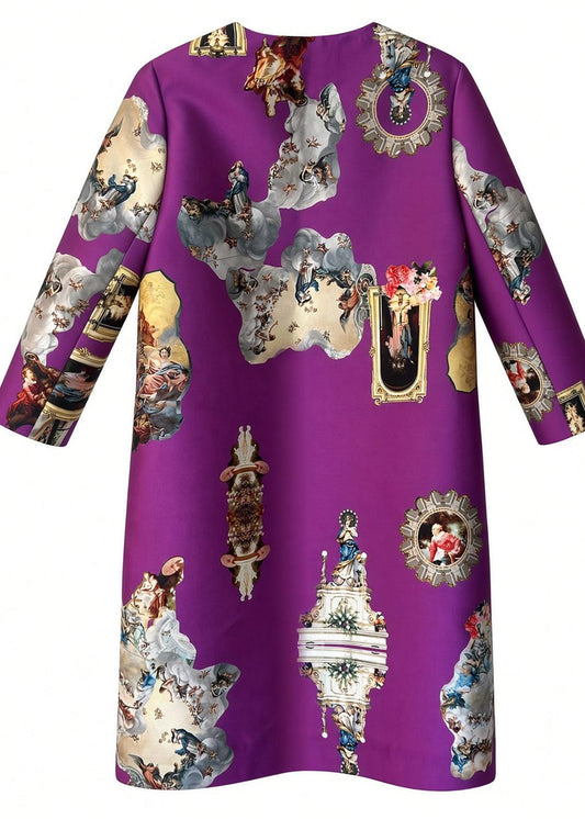 Tailored Coat - Sicily Purple