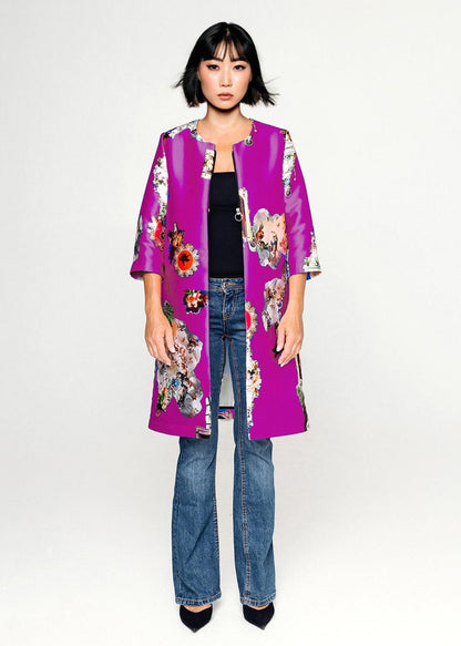 Tailored Coat - Sicily Purple