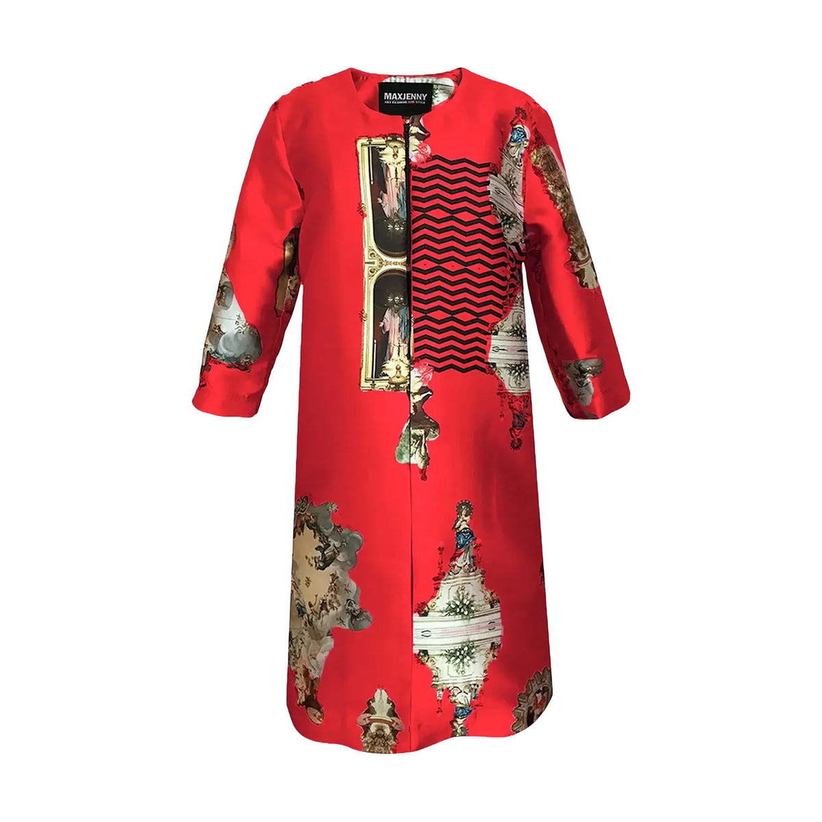 Tailored Coat - Sicily Red