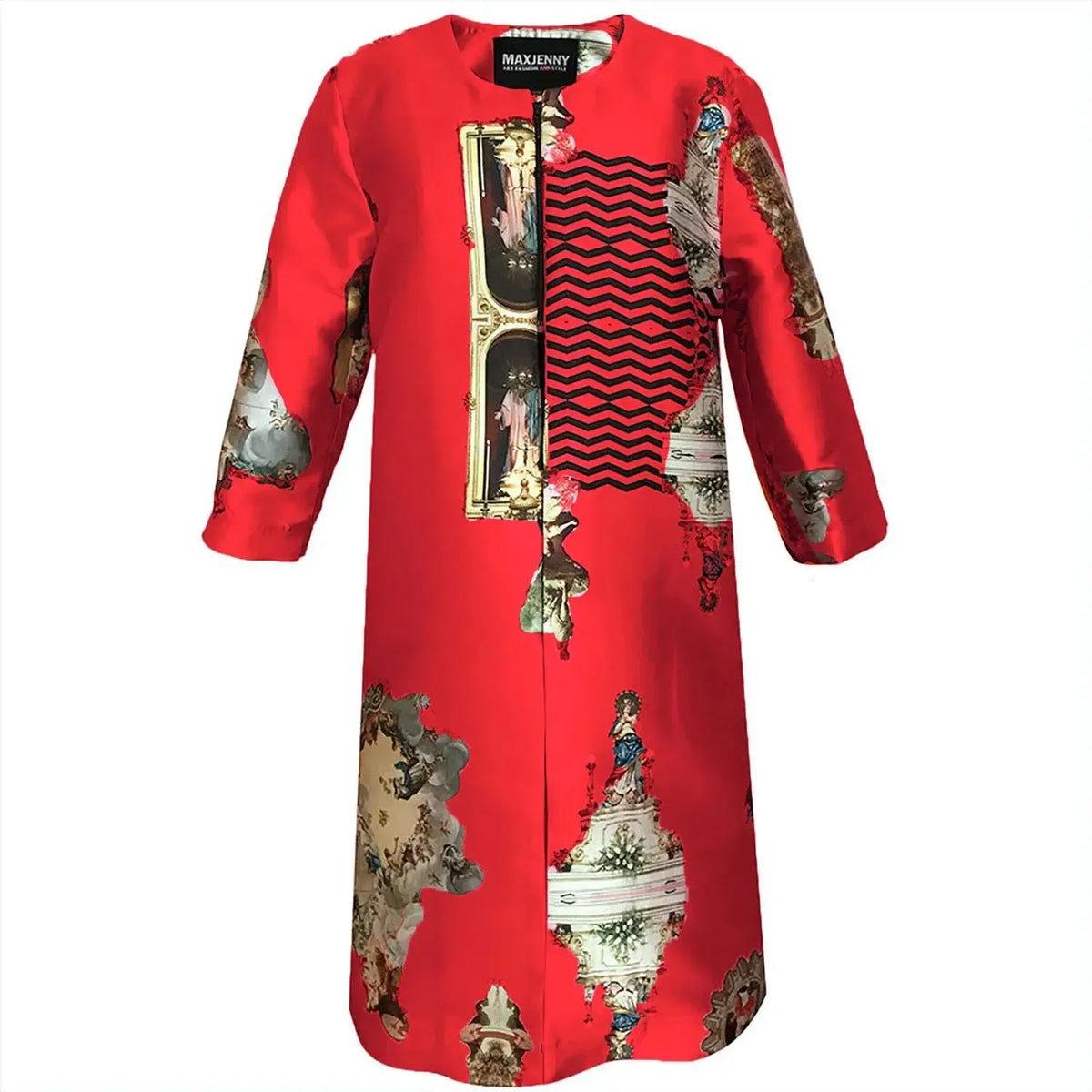 Tailored Coat - Sicily Red