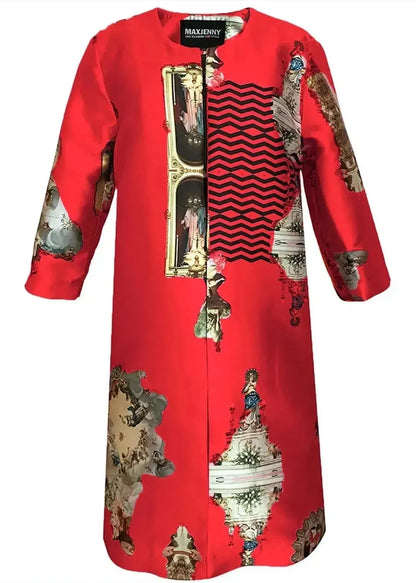 Tailored Coat - Sicily Red