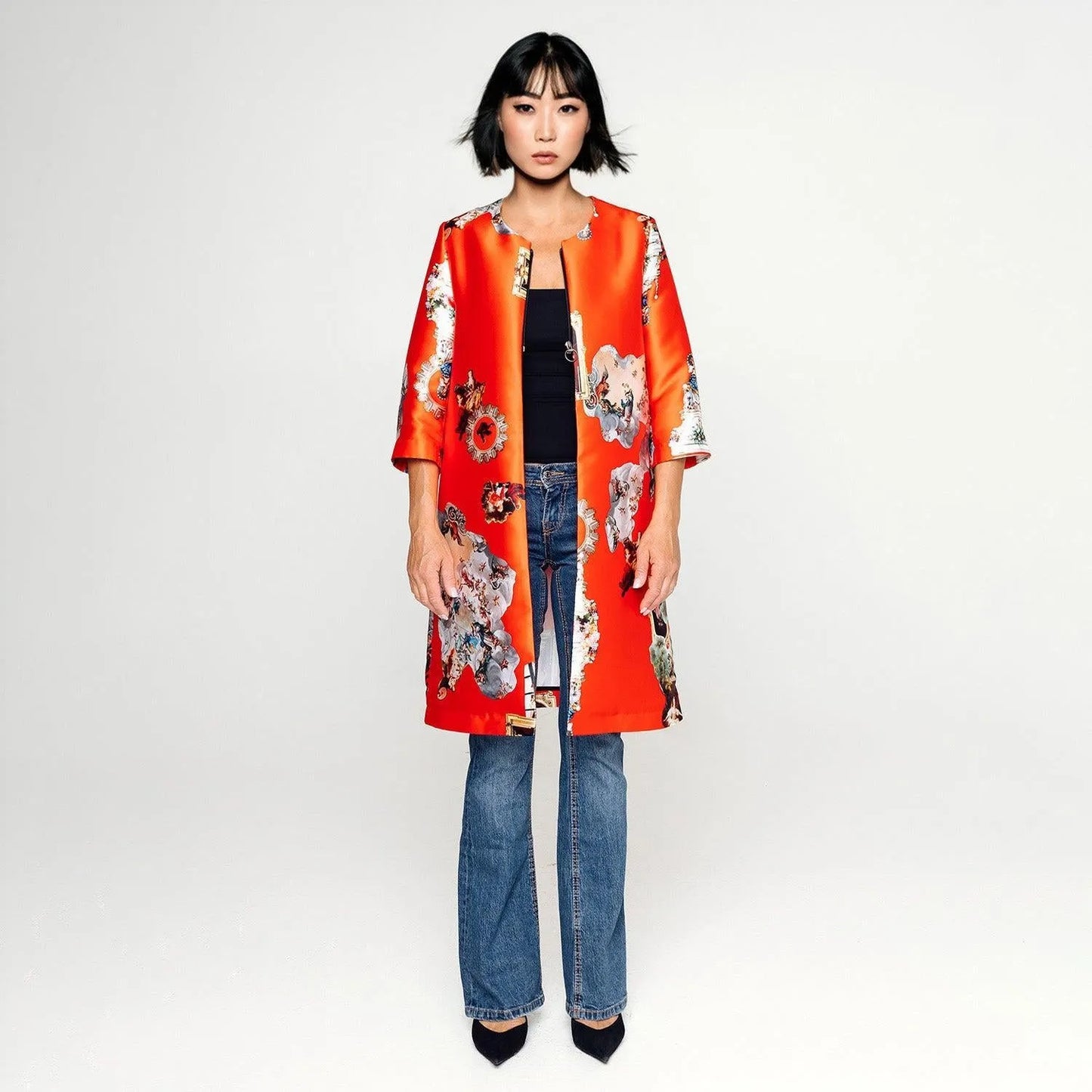 Tailored Coat - Sicily Red