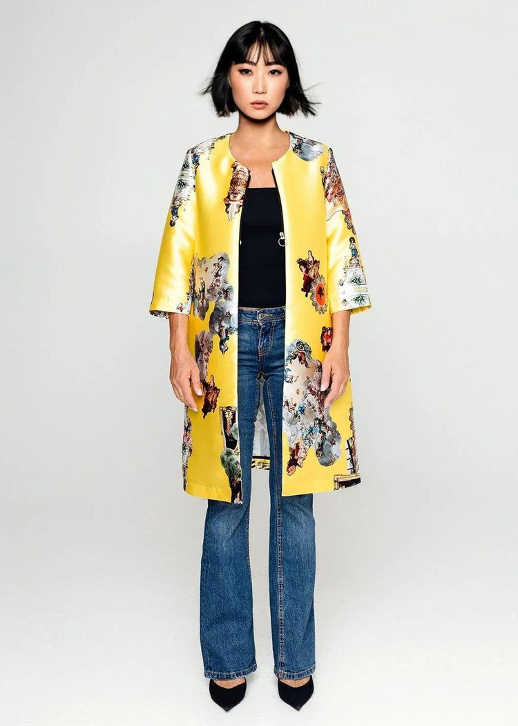 Tailored Coat - Sicily Yellow