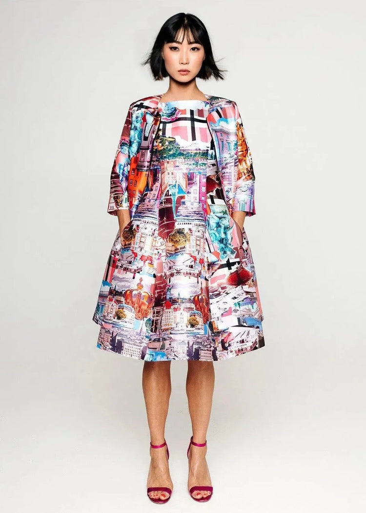 Tailored Coat - Stockholm Royal Pink