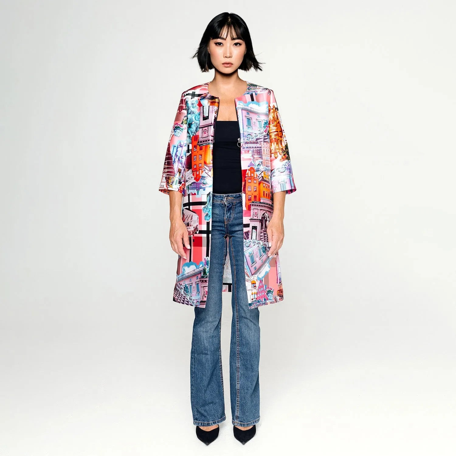 Tailored Coat - Stockholm Royal Pink