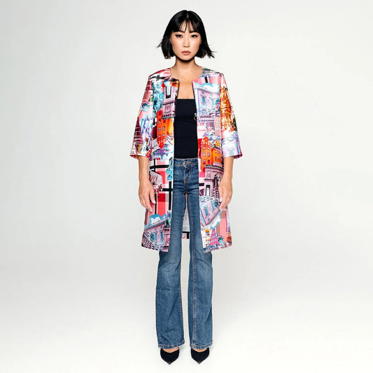 Tailored Coat - Stockholm Royal Pink