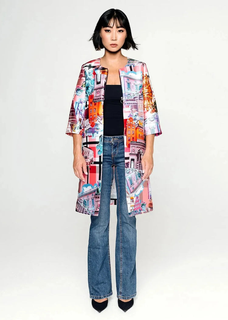 Tailored Coat - Stockholm Royal Pink