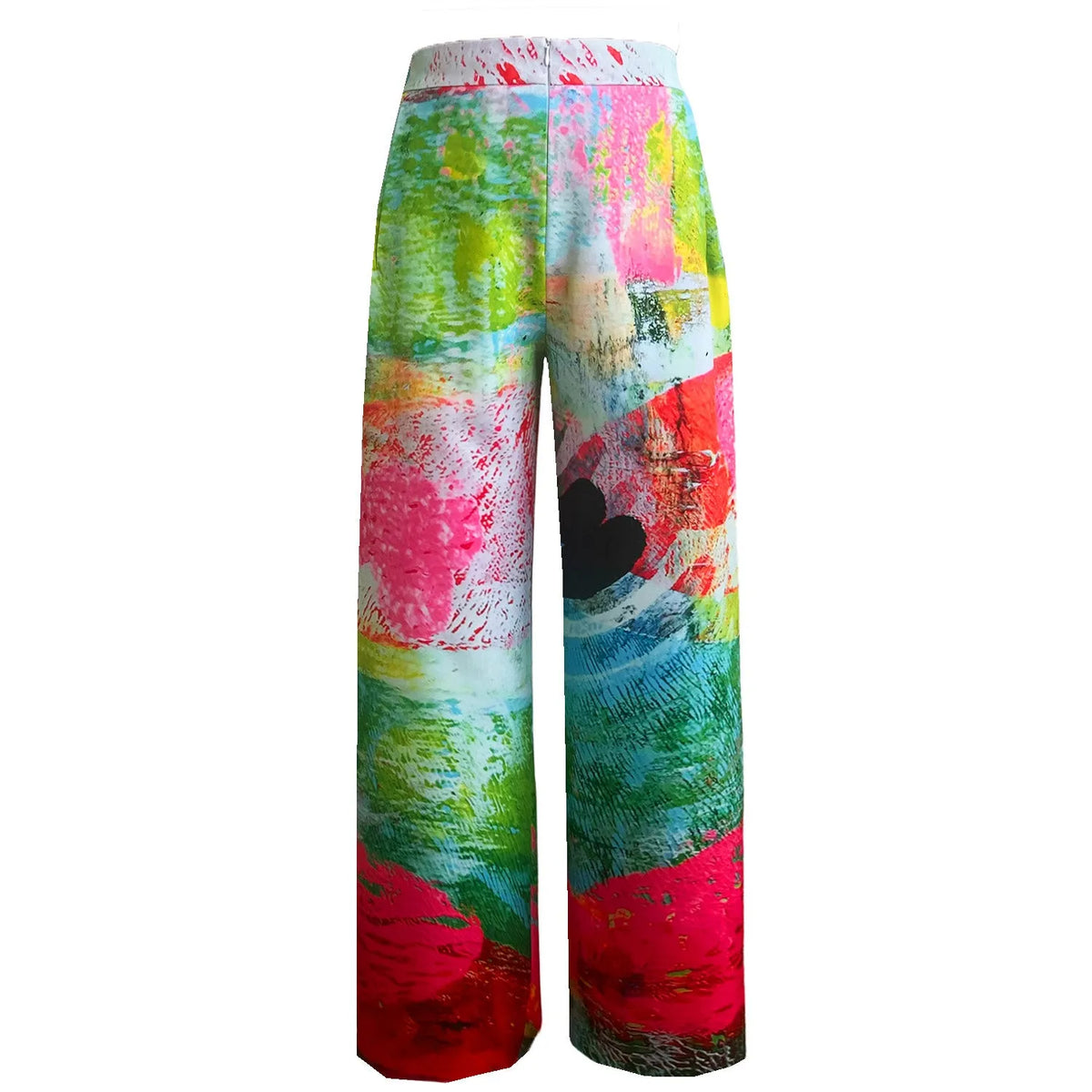 Wide Slouchy Pants - Mother Pink Red Green