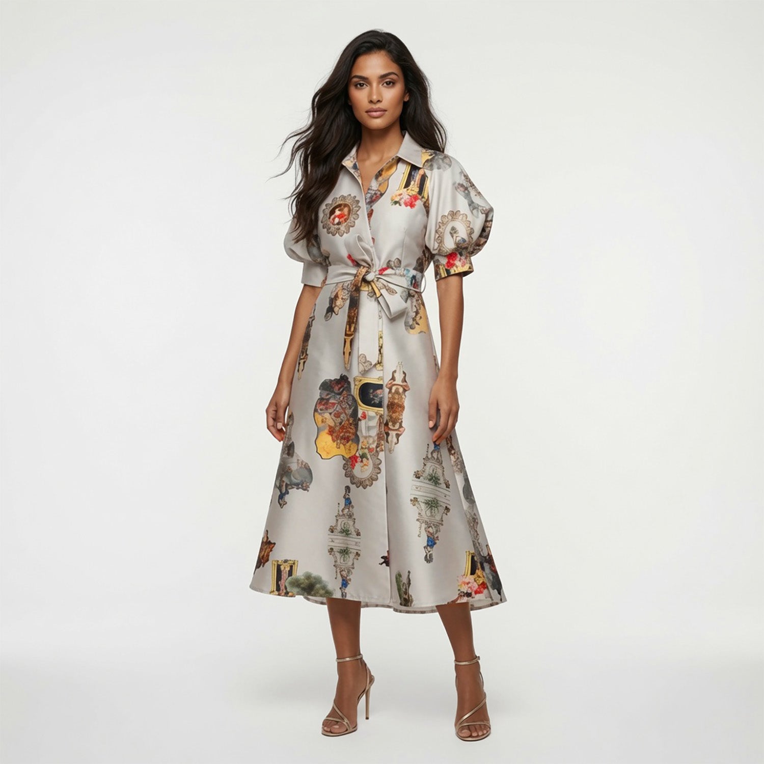 Wrap Shirtdress - sicily dirty white
