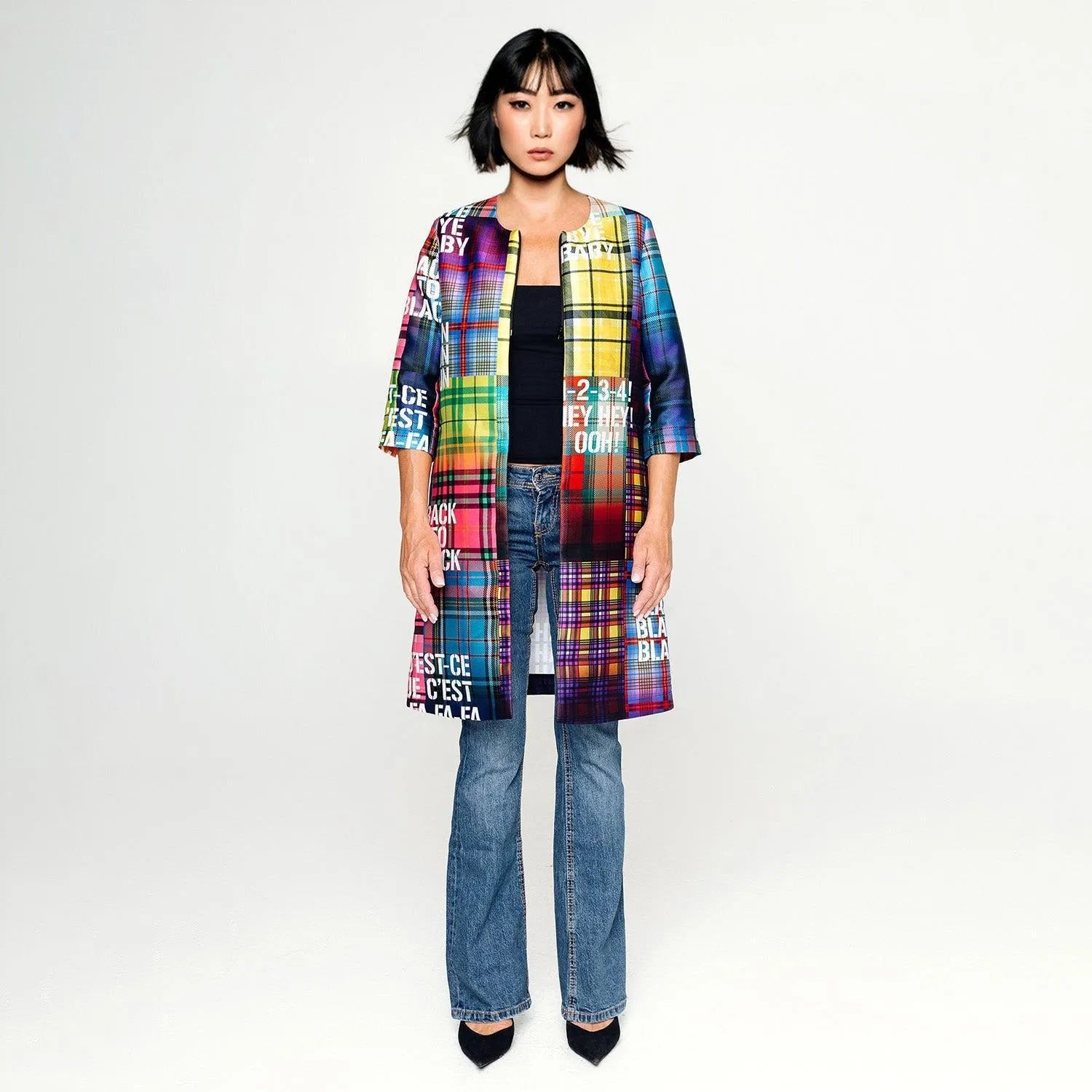 Your measurments Tailored Coat - Special Print (kopia)