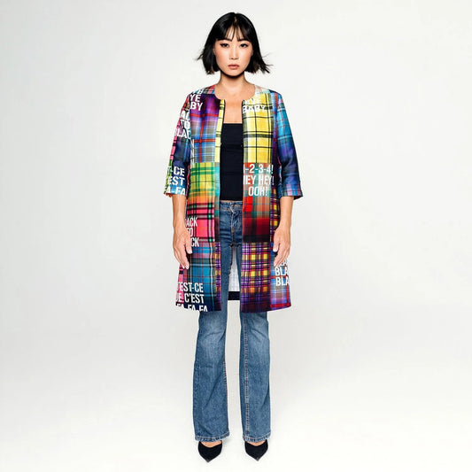 Your measurments Tailored Coat - Special Print (kopia)