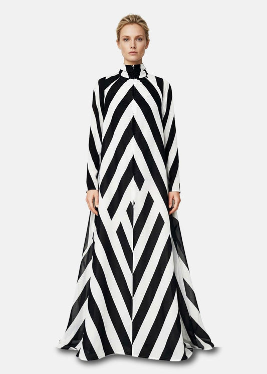Custom-Made A-Line Maxi Dress - Special Print