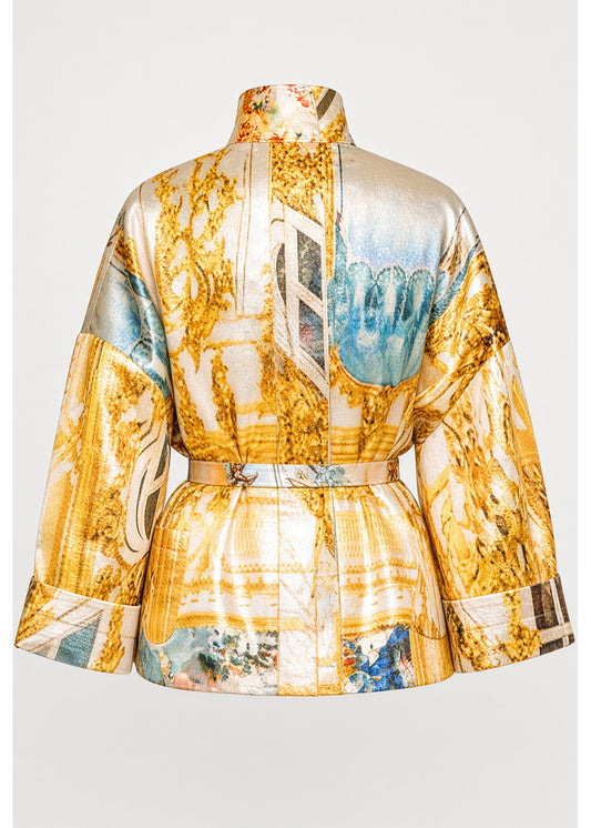Square Boxy jacket - Golden Roof