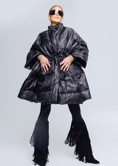 Oversized Puffer Coat – Black