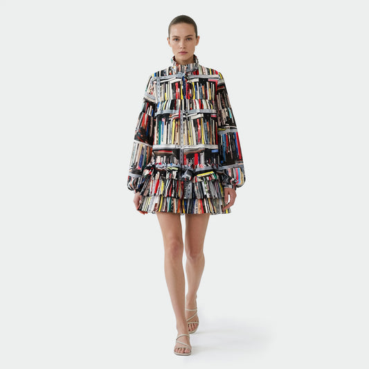 Mini Dress - Bookshelf of art
