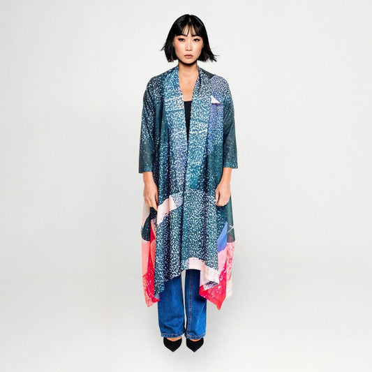 Elegant Art occasion Kaftan dark colour